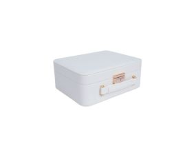 Ehtekarp SEZANE TRAVEL 23,5x18,5x9cm, valge