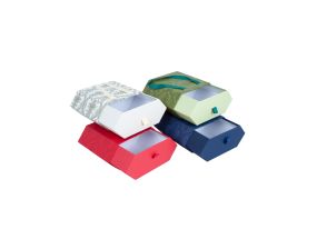Коробка EDENY H15см, с ящиком, микс