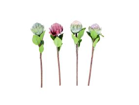 Kunstlill FLOWERLY H46cm artišokk, mix