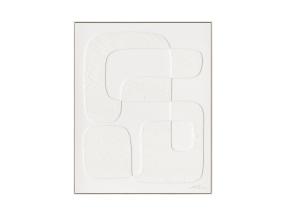 Maal raamiga 80x100cm, valge kujund