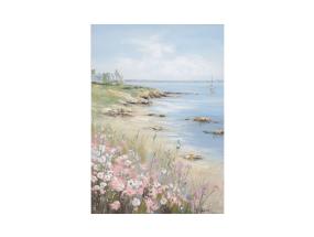 Õlimaal 70x100cm, õied rannas