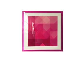 Seinapilt WALLY 80x80cm, roosa, akrüül