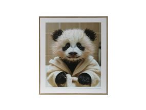 Seinapilt WALLY 40x50cm, panda beebi