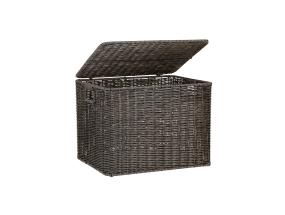 Korv BASILE 45x37xH33cm, tumepruun