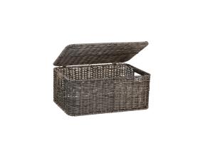 Korv BASILE 34x24xH15cm, tumepruun