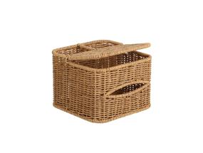 Tops BASILE 18x18xH13,5cm, helepruun