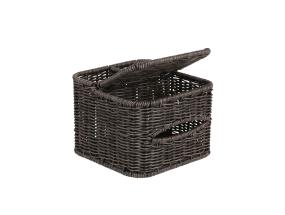 Tops BASILE 18x18xH13,5cm, tumepruun