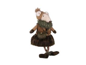 Dekoratsioon FAB HANNA H58cm, jõuluhiir, tüdruk