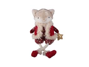 Dekoratsioon FAB HENRI H51cm, rebane, punane