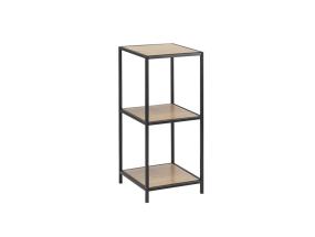 Riiul SEAFORD 35x37xH82,5cm, tamm, mööbliplaat, metall