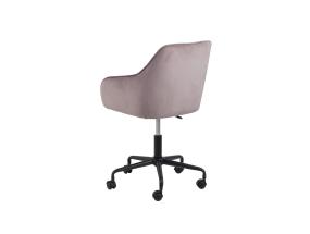 Töötool BROOKE, 59x59xH89cm, vanaroosa samet