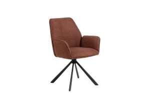 Tool GLENDA käetugedega, terrakota, 61x63xH88,5cm