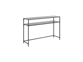 Abilaud SEAFORD 120x35xH79cm, lauaplaat: must saare melamiin, raam: metall