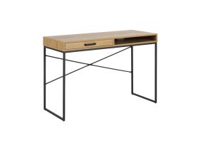 Письменный стол SEAFORD 110x45xH75см, дуб, металл