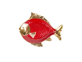 Vaagen GOLDFISH 44x36cm, punane keraamika