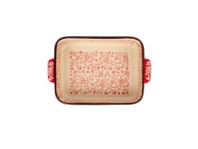 Ahjuvorm STAR BAKE 21x14cm, punane keraamika