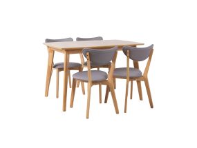 JONNA dining table set with 4 chairs