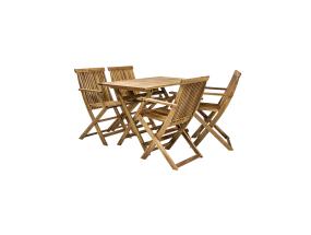 Aiamööblikomplekt FINLAY laud ja 4 käetugedega tooli