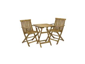 Rõdukomplekt FINLAY laud ja 2 käetugedega tooli