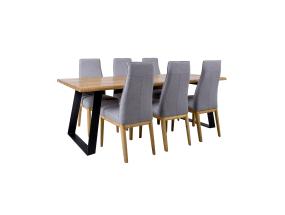 Söögilauakomplekt ROTTERDAM 6-tooliga