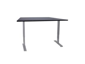Work table ERGO with 2 motors 140x80xH60-125cm, black