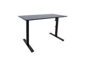 Desk ERGO OPTIMAL with 1 motor 120x60cm, black