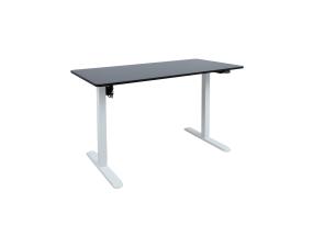 Töölaud ERGO LIGHT 1-mootoriga 120x60cm, valge/must