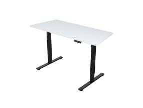 Töölaud ERGO FIT 1-motoriga 120x68xH71,5-116cm, valge/must