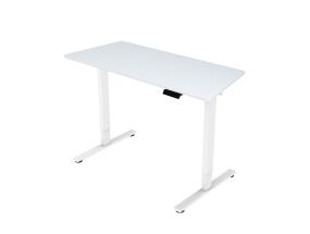 Töölaud ERGO FIT 1-motoriga 120x68xH71,5-116cm, valge