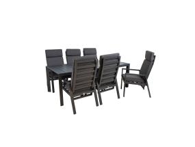 Aiamööblikomplekt TOMSON laud ja 6 tooli