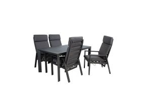 Aiamööblikomplekt TOMSON laud ja 4 tooli