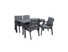 Aiamööblikomplekt TOMSON laud ja 4 tooli