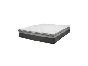 Bed SANDRA 160x200cm, with mattress HARMONY TOP, light grey