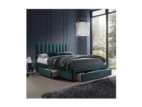 Voodi GRACE madratsiga HARMONY DELUX 160x200cm, roheline