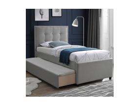 Voodi OSWALDO 90x200cm, madratsiga HARMONY UNO, plaatinahall