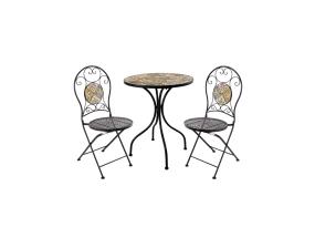 Rõdukomplekt MOROCCO laud ja 2 tooli