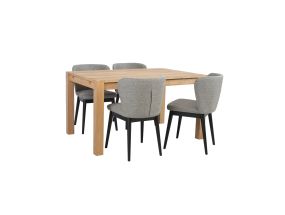 Dining table set CHICAGO NEW with 4 chairs