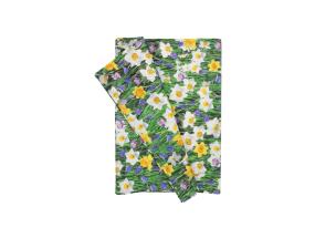 Linik HOLLY 43x116cm, kevadlilled, 100% puuvill, kangas 415