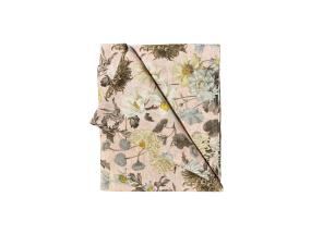 Laudlina LONETA NEW 136x220cm, roosa krüsanteem, 50% polüester, 50% puuvill, kangas 473