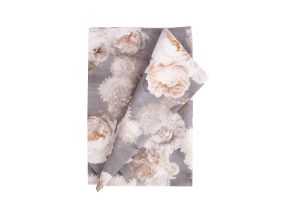 Персонник HOLLY 43x116см, серые цветы