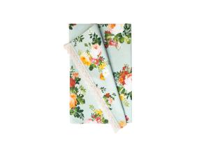 Linik SUMMER FLOWER pitsiga, 45x116 cm, lilleline, 20% polüester, 80% puuvill, kangas 429