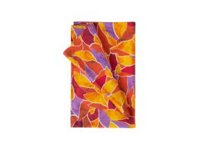 Laudlina LONETA NEW 136x220cm, punased lehed, 50% polüester, 50% puuvill, kangas 480