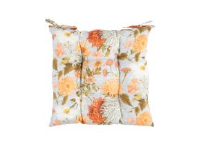 Toolipadi LONETA 40x40cm, lilled, 50% puuvill, 50% polüester, kangas 423