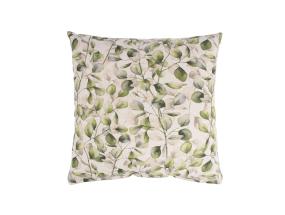 Padi HOLLY 45x45cm lukuga, papli lehed, kangas 80% puuvill, 20% polüester, kangas 352