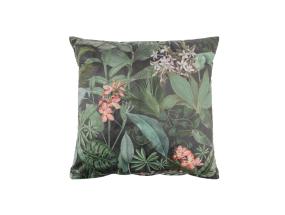 Padi HOLLY 45x45cm, lukuga, troopilised taimed velvet, 100% polüester, kangas 416