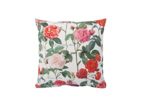 Padi HOLLY 45x45cm, lukuga, roosiaed, 100% puuvill, kangas 440 