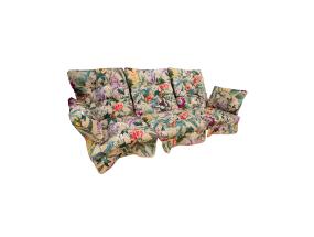 Kiigepadjad AMAZONIA 108x56x10cm/3tk, bee˛ lilleline, 100% polüester