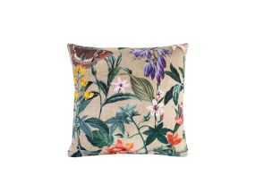 Cushion AMAZONIA 45x45cm, beige floral