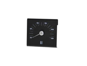 Sauna thermometer RENTO BLACK, 15 × 14 × 3 cm