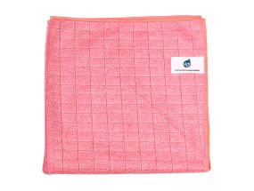 Microfiber cloth HETI square, 38x38cm red